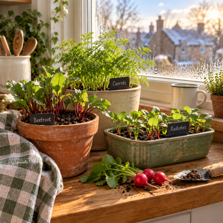Best Winter Windowsill Vegetables to Grow Indoors (UK Guide)