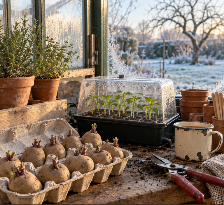 January Garden Jobs UK: Complete Food Growing Guide for British Gardeners